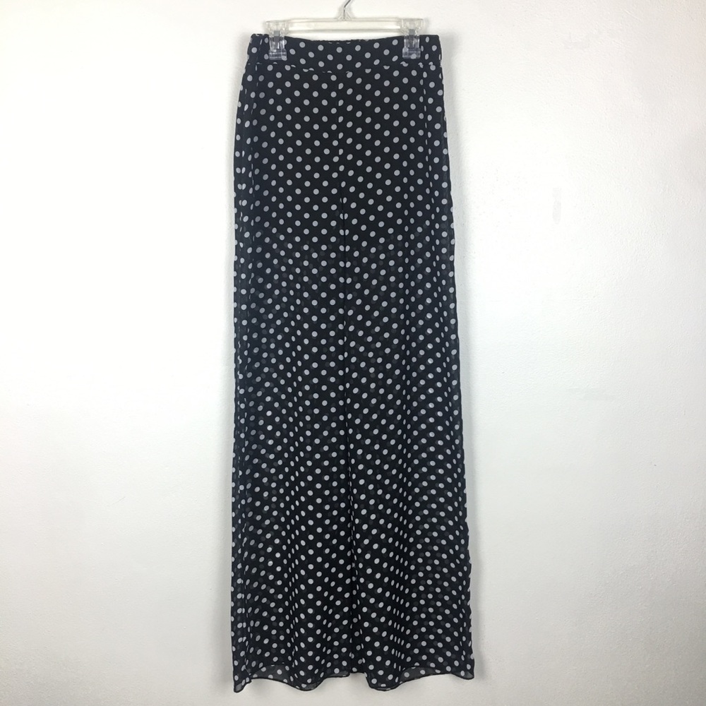 Polka Dot Wide Leg Pants